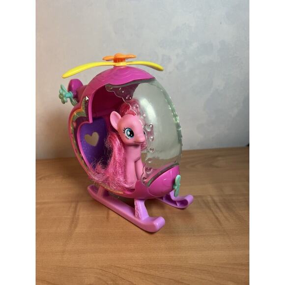 Hasbro My Little Pony 2014 MLP Helicopter Vehicle Playset w/ Pony - Picture 2 of 9